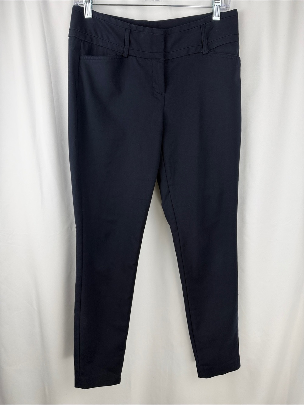 Ivanka Trump Navy Slim Ankle Pants